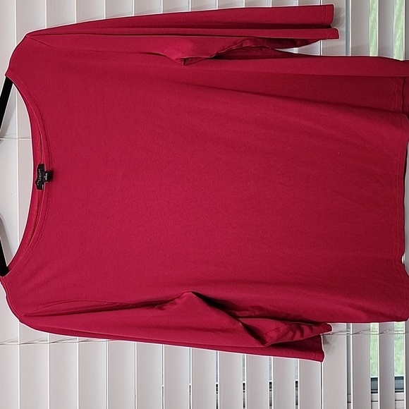 Ann Taylor Factory Long Sleeve Tee Rayon sz XL - Picture 1 of 7